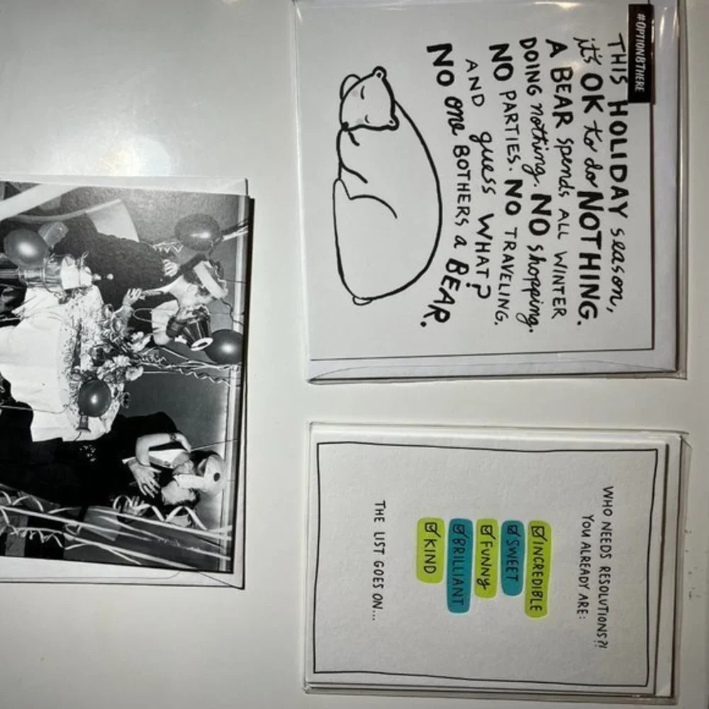 New Year’s Greeting Cards Bundle of 3 Assorted‎ Designs (New)